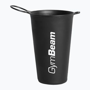 Bicchiere pieghevole GymBeam Running Cup 200 ml black