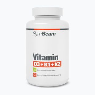 Vitamine GymBeam D3+K1+K2 60 cps