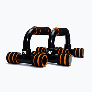 Maniglie per push-up GymBeam black/orange