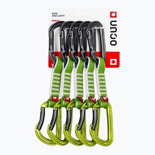 Ocun Falcon QD Zoom PA 12 cm climbing express 12 cm 5 pz verde.