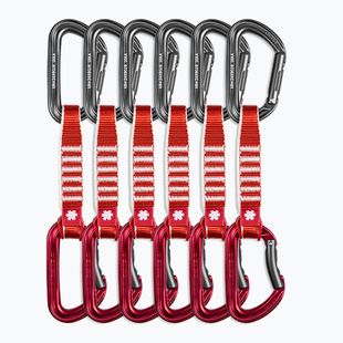 Ocun Hawk QD Zoom PA 12 cm 6 espressioni di arrampicata rosso.