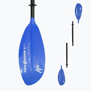 AQUADESIGN K1 Attak 4 pagaia da kayak blu