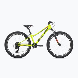 Bicicletta da bambino Superior RACER XC 24 lime opaco/nero/rosso