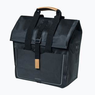 Basil Urban Dry Shopper 25 l nero opaco borsa da bicicletta