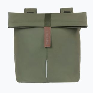 Basil City Doppia pelle vegana 32 l verde borse da bicicletta
