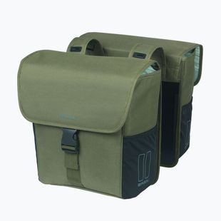 Basil Go Double Bag borsa da bici 32 l verde scuro