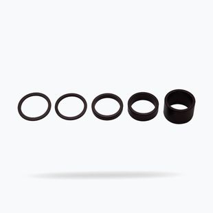 Rondelle per serie sterzo PRO Alu 2/5/10/20 mm / 1-1/8" black