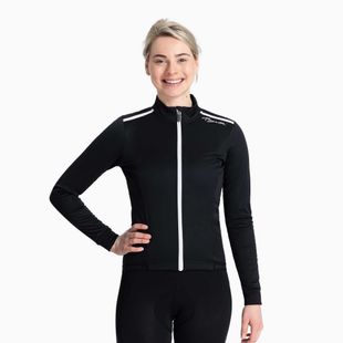 Giacca da ciclismo donna Rogelli Pesara Winter W black/white