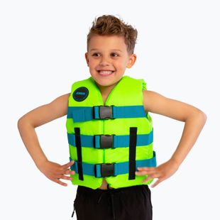 Gilet da bambino JOBE in nylon lime/verde
