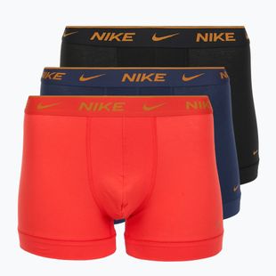 Uomo Nike Everyday Cotton Stretch Trunk boxer 3 paia light crimson/midnight navy/nero