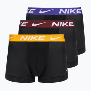 Boxer da uomo Nike Dri-Fit Essential Micro Trunk 3 paia nero university gold/deep night/dark team red wb