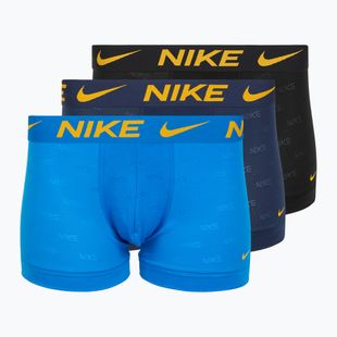 Nike Elite Breathe Trunk boxer da uomo 3 paia blu foto/marino notte/nero