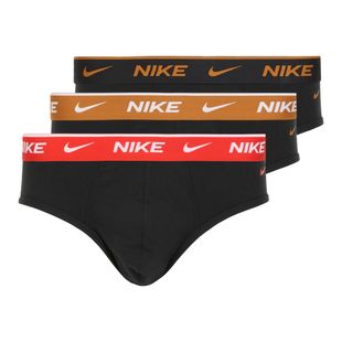 Uomo Nike Everyday Cotton Stretch Brief 3 paia nero light crimson/desert ochre/nero wb
