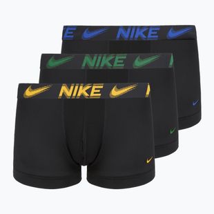 Boxer da uomo Nike Dri-Fit Essential Micro Trunk 3 pairs black/game royal/malachite/un gold/zoom wb