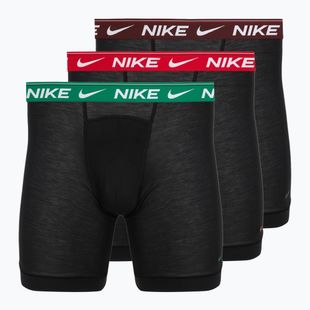 Boxer da uomo Nike Dri-FIT Ultra Comfort Long 3 pack gray