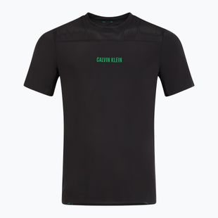 Calvin Klein LVGMS5K188 Uomo Maglietta con logo Baselayer nero/verde blosson