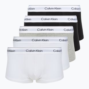 Boxer da uomo Calvin Klein LV00NB4390 Low Rise Trunk 5 paia black/white/white/black/white