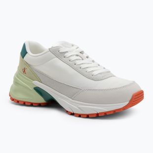 Calvin Klein scarpe da donna YW0YW01852 Hike Runner Mg Nylon Mix bianco brillante/oyster mushwroom