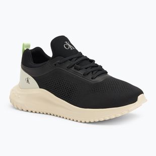 Calvin Klein scarpe donna YW0YW01855 Eva Runner Sock Mg Tech Mix nero/pistacchio/bianco giada