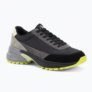 Calvin Klein scarpe da uomo YM0YM01292 Hike Runner Casual Ny-Su Ck Black/Granite Grey/Wild Lime