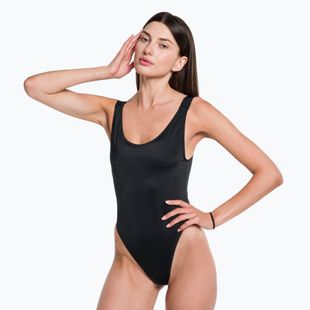 Calvin Klein Donna Costume da bagno intero con schienale aperto Nero