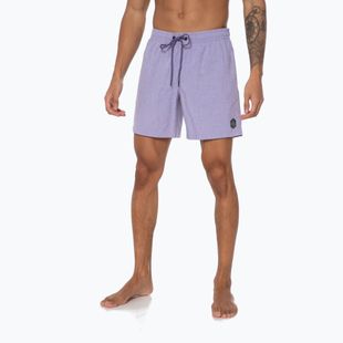 Pantaloncini da bagno Protest Davey lilla da uomo