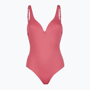 Costume intero donna Protest Prtbowli rosa liscio