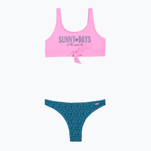 Costume da bagno a due pezzi per bambini Protest Prtnaomo taffy rosa