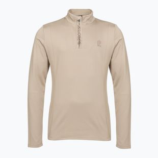 Felpa uomo Protest Rewill 1/4 Zip Active bamboo beige