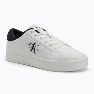 Calvin Klein scarpe da donna YW0YW01444 Classic Cupsole Lowlaceup Lth Wn bianco brillante/nero