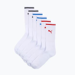 Calzini PUMA Sport Crew Stripe 3 pairs white