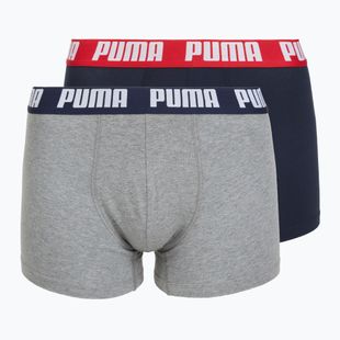Boxer da uomo PUMA Everyday Basic 2 pairs navy/grey