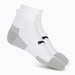 Calzini PUMA Sport Cushioned Quarter 2 pairs white