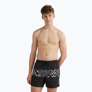 Pantaloncini da bagno O'Neill Cali Block 15'' nero magic carpet da uomo