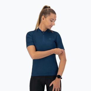 Maglia ciclismo donna Rogelli Core W blu scuro
