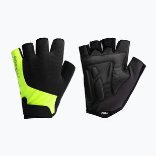 Guanti da ciclismo Rogelli Essential nero/fluor da uomo