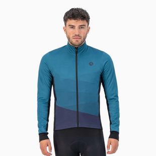 Giacca da ciclismo uomo Rogelli Tarax Winter Jacket blue