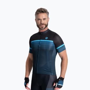 Maglietta da ciclismo da uomo Rogelli Hero II black/blue