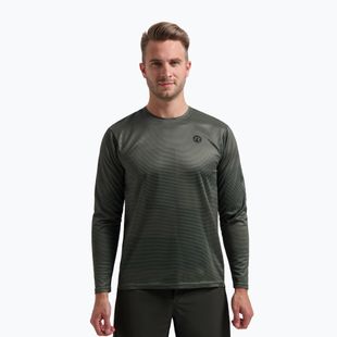 Rogelli Advntr Core manica lunga da ciclismo verde militare da uomo
