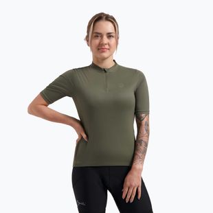 Maglia ciclismo donna Rogelli Core verde militare