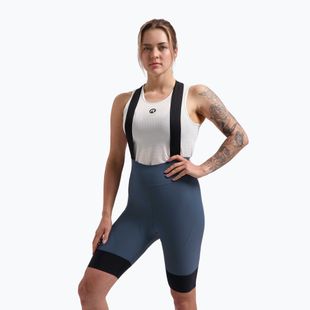 Pantaloncini da ciclismo da donna Rogelli Signature Bib Short W blu