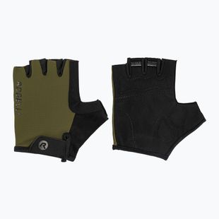 Guanti da ciclismo Rogelli Core verde militare da uomo