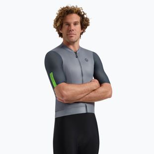 Maglia ciclismo uomo Rogelli Fast grigio / turgido