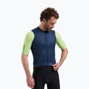 Maglietta da ciclismo da uomo Rogelli Fast blue/lime