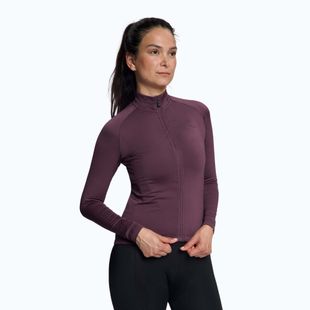 Longsleeve da ciclismo da donna Rogelli Essential II eggplant