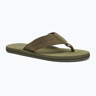 Tommy Hilfiger 85 Beach Sandal uomo, infradito verde militare