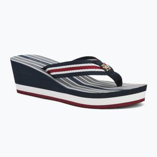 Tommy Hilfiger Im Platform Beach Sandal infradito da donna rwb