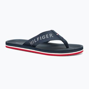 Tommy Hilfiger Comfort Beach Sandal uomo infradito in denim militare