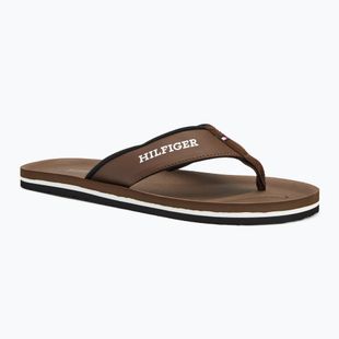 Tommy Hilfiger Uomo Imbottito Comfort B Sandalo infradito marrone legacy