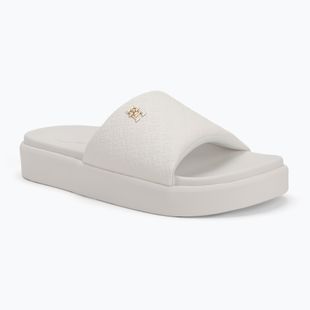 Tommy Hilfiger infradito donna Platform Monogram Poolslide bianco antico